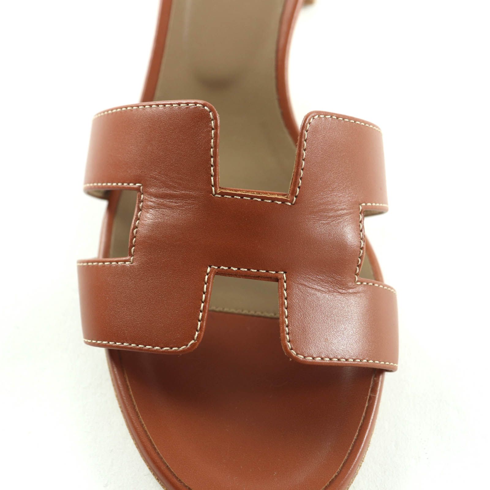 チャンキーヒール レザー