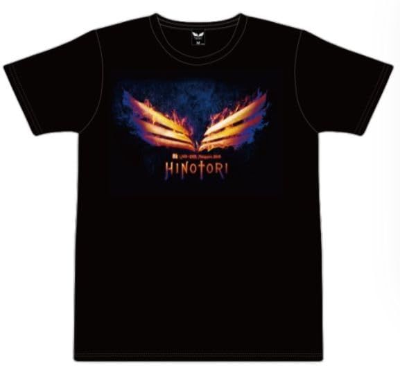 B z ビーズ 稲葉浩志 松本孝弘 LIVE GYM Pleasure 2018 HINOTORI ヒノトリ グッズ Tシャツ XL