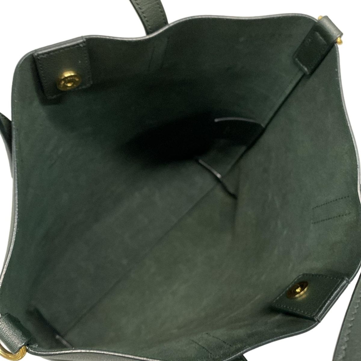 ダークグリーン レザー