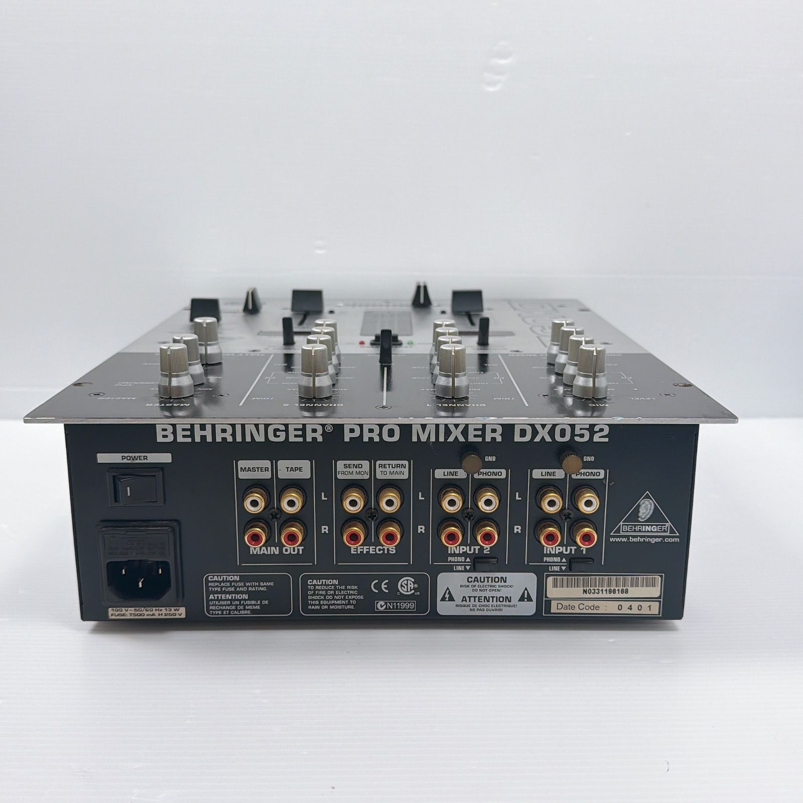美品 ベリンガー Behringer DX052 DJミキサー 動作確認済み ベリンガー