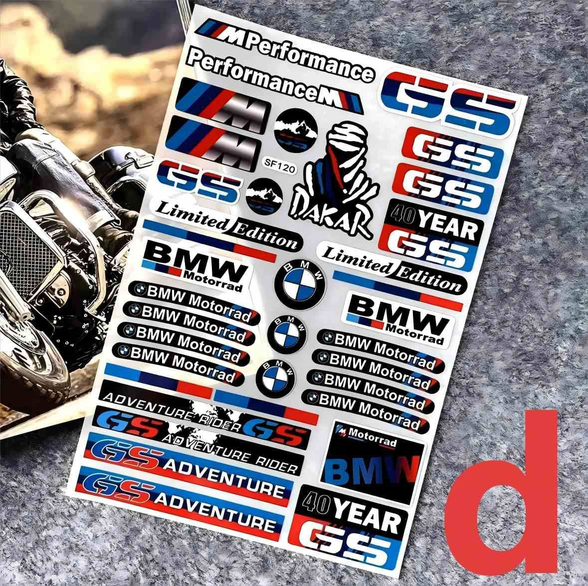 BMW Motorrad SUZUKI YAMAHA バイクステッカー GS DAKAS TRD ///M BMW