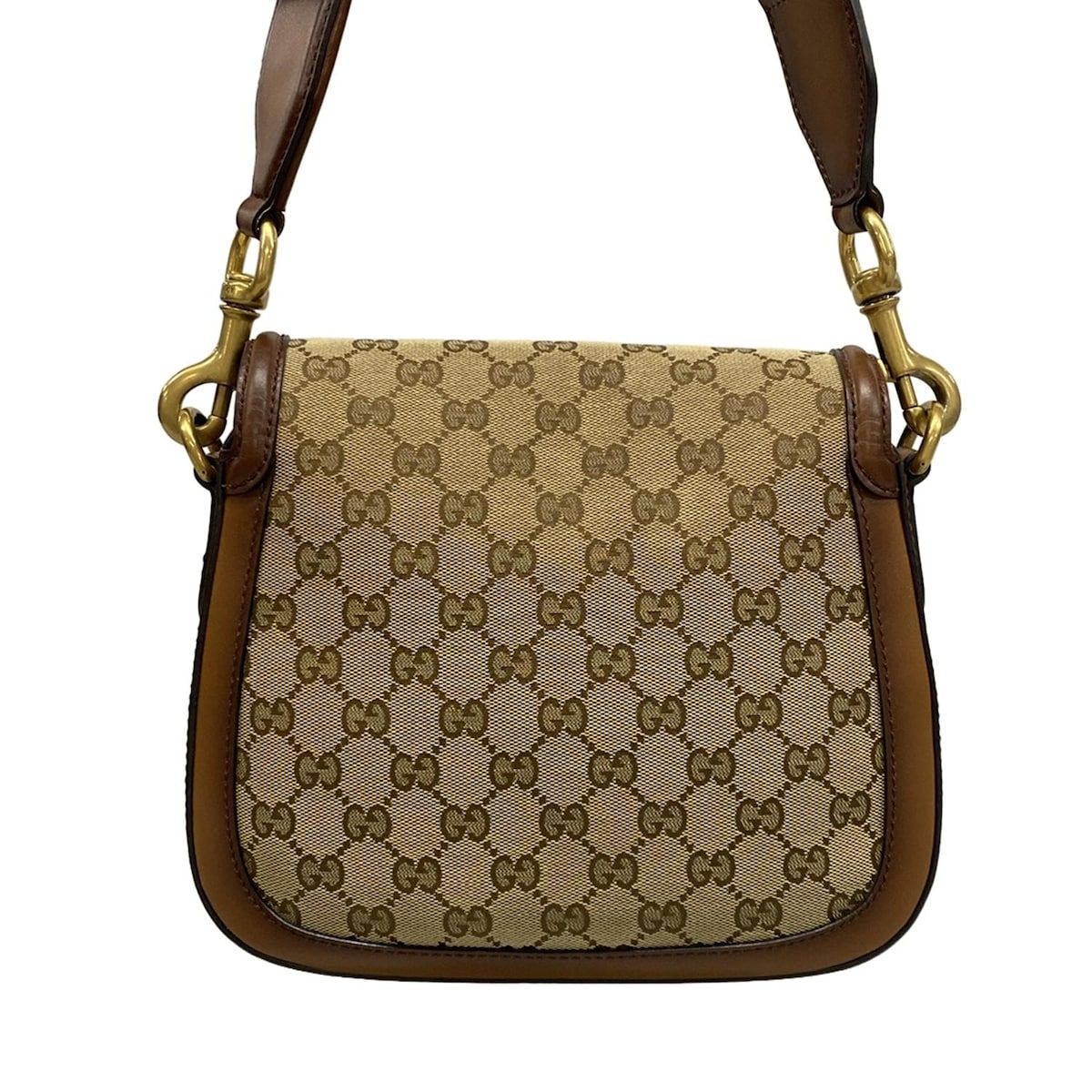 GUCCI(グッチ) ショルダーバッグ GG柄/ホースビット/シェリー 383848