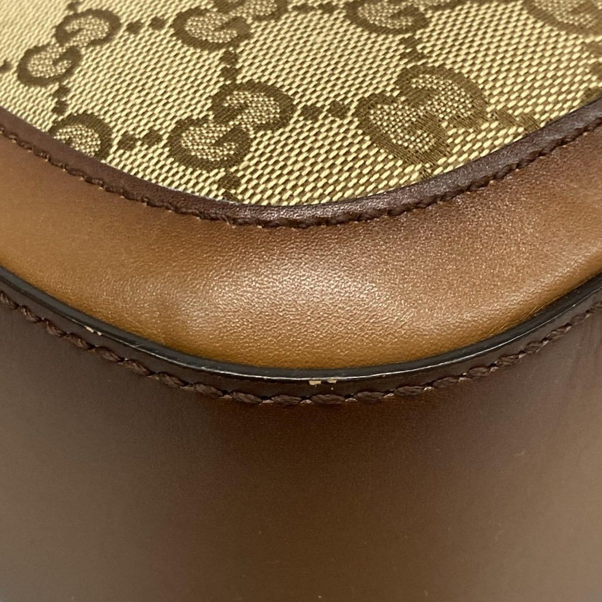 GUCCI(グッチ) ショルダーバッグ GG柄/ホースビット/シェリー 383848