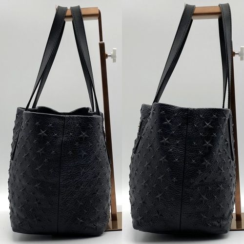 美品】ジミーチュウ トートバッグ ソフィアS スタースタッズ レザー