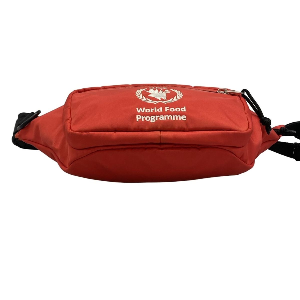 BALENCIAGA(バレンシアガ) ウエストポーチ - 539522 レッド×白 刺繍