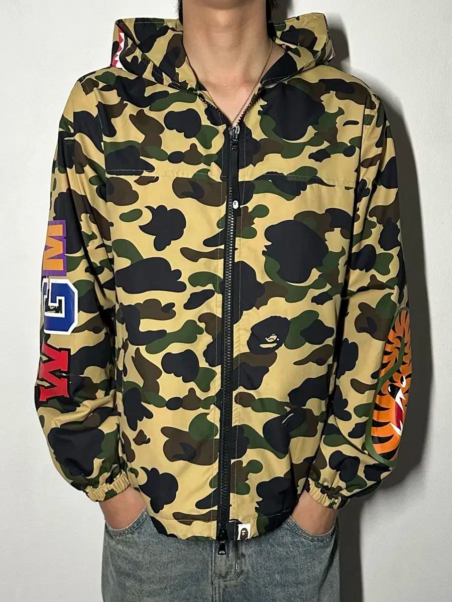 A BATHING APE シャーク カモ ジャケット - メルカリ