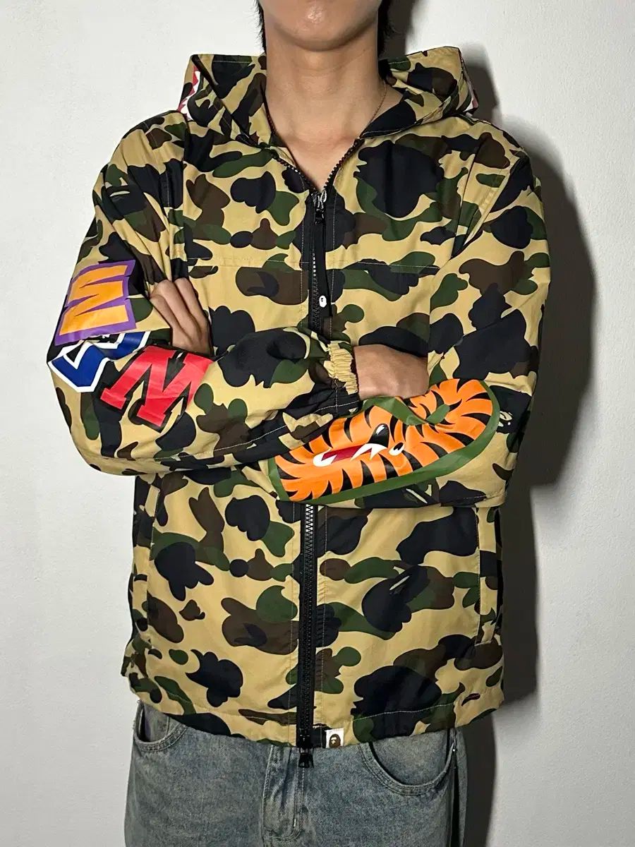 A BATHING APE シャーク カモ ジャケット - メルカリ