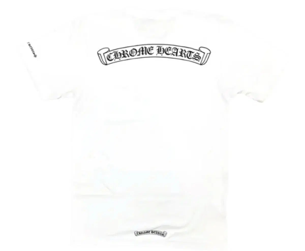 XL CHROME HEARTS クロムハーツ スクロール ロゴ 半袖 白