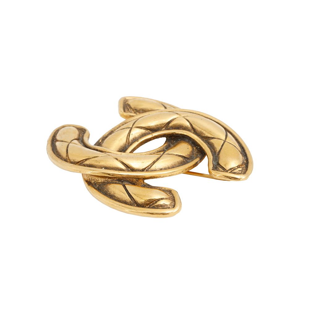 シャネル ブローチ ココマーク マトラッセ CHANEL