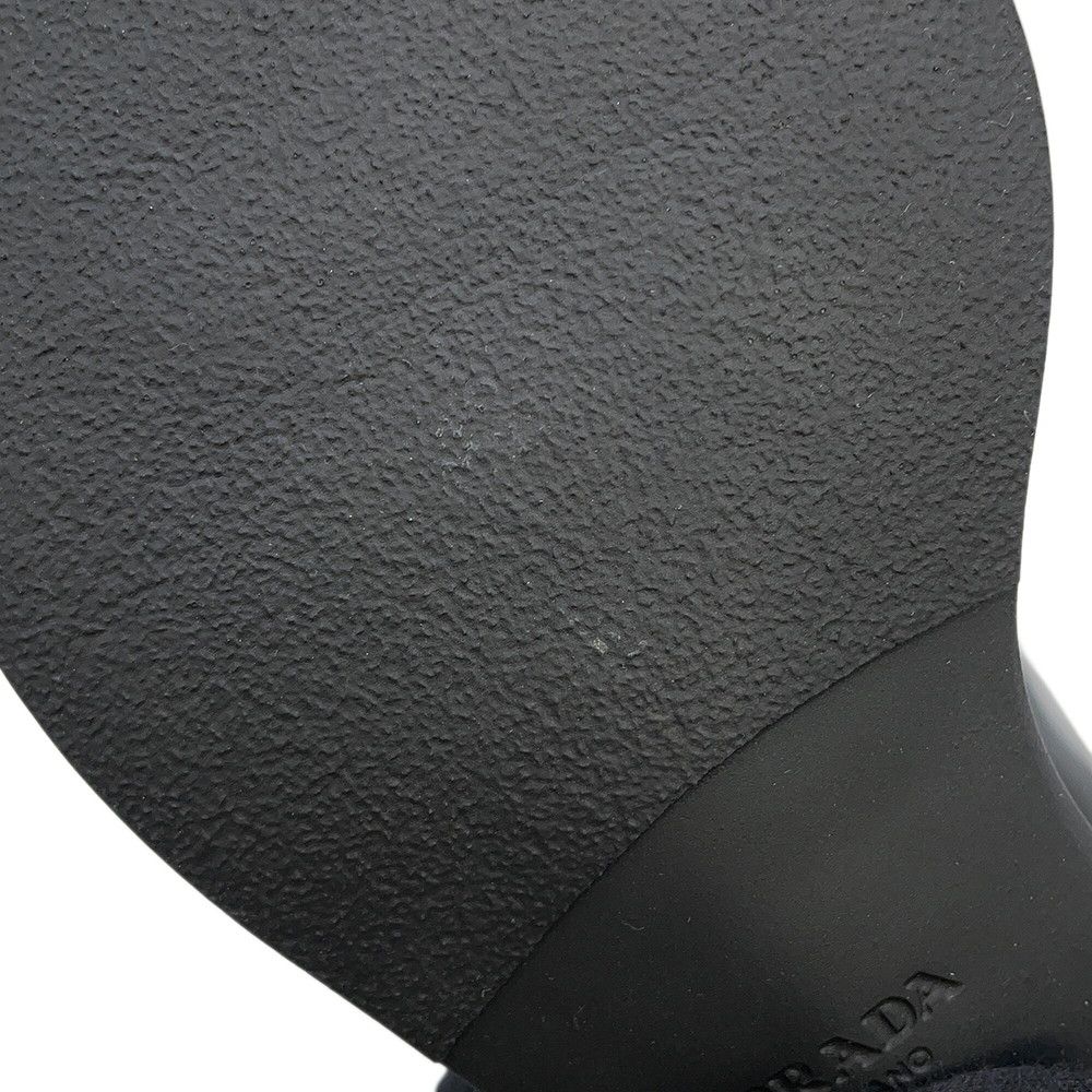  プラダ ドレスシューズ ブラッシュドレザー レディースサイズ37 1 E 877 M PRADA 靴 黒 その他 靴