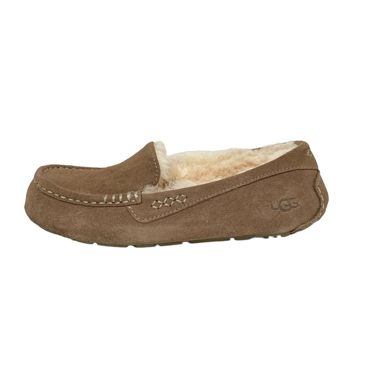 UGG アグ スリッポン 25 レディース アンスレー 1106878 グレーベージュ ムートン