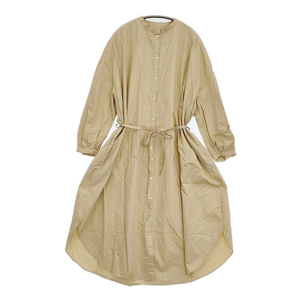 R-D.M.Co- バンド シャツワンピ ワンピース ベージュ レディース マンズテーラー 5-1031M