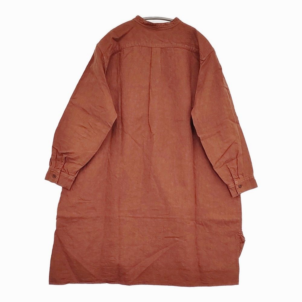 nest Robe 起毛リネンワークチュニック 定価36000円 ワンピース チュニック 19AW ブラウン レディース ネストローブ 5-1031M