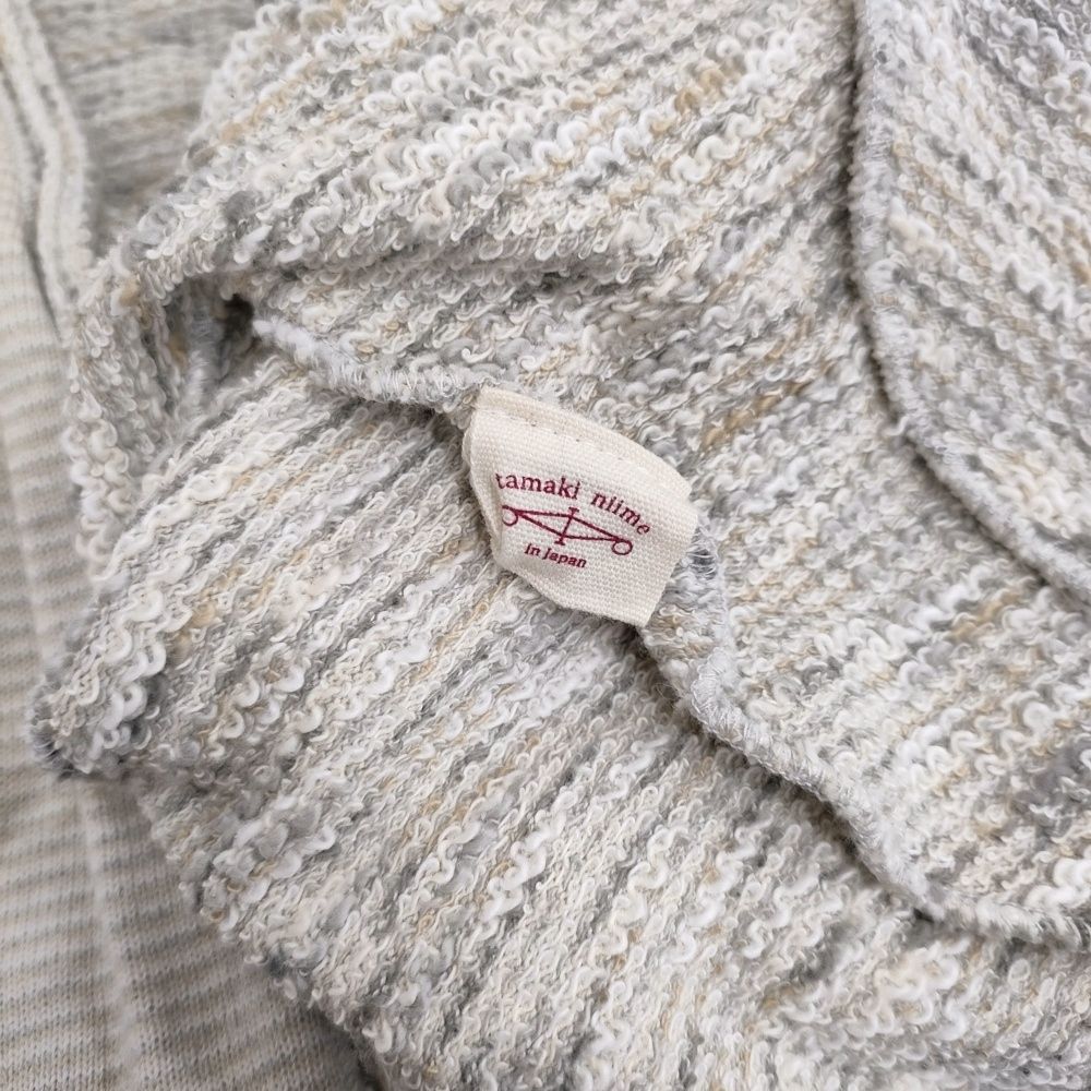  tamaki niime リバーシブルロングカーディガン 羽織り 定価28600円 カーディガン ベージュ レディース 玉木新雌 タマキニイメ 5-1031 M 長袖 カーディガン ボレロ アンサンブル
