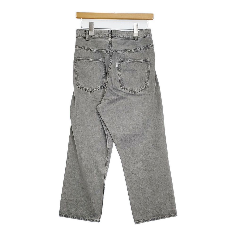 R-D.M.Co- ツイステッドデニムパンツ ラップ 定価42900円 サイズS デニムパンツ 24SS グレー レディース マンズテーラー 5-1031G