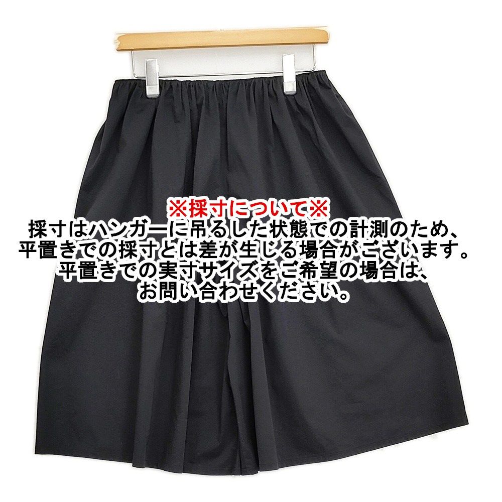  R-D.M.Co- ワイドハーフパンツ キュロット ブラック レディース マンズテーラー 5-1031 M キュロット パンツ