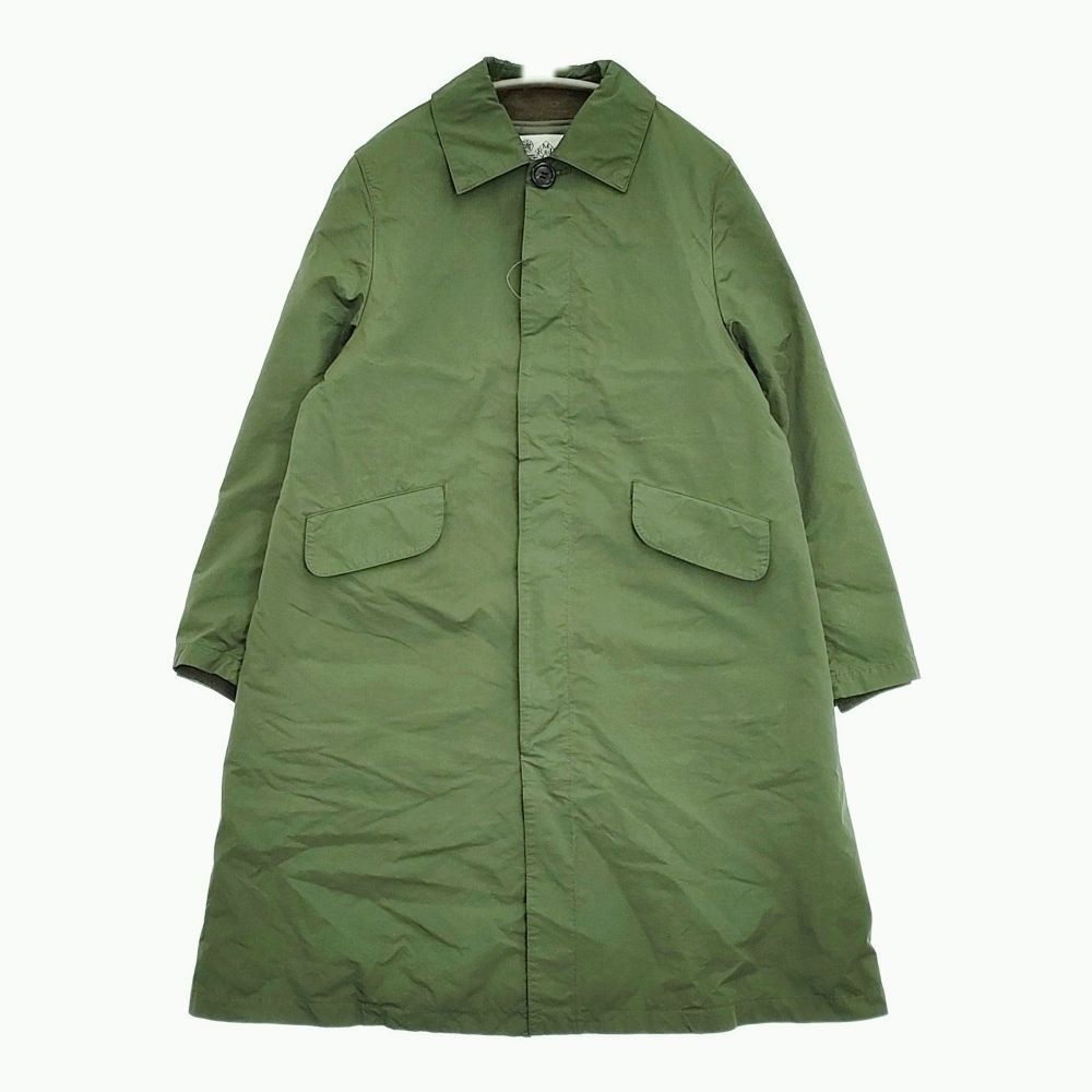 R-D.M.Co- ガーメントダイステン コート XS 定価121000円 ライナージャケット付き カーキ レディース マンズテーラー 5-1031T