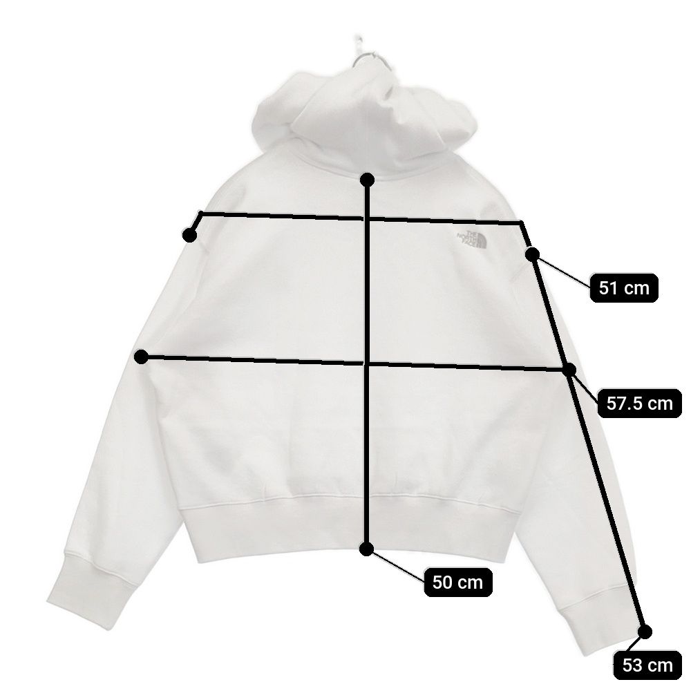 THE NORTH FACE Short Hoodie ショートフーディ サイズM 定価14300円 パーカー ホワイト レディース ザノースフェイス 5 1031 T 軽アウター 肌触り良好