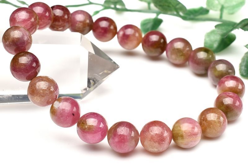 1点物】高品質◇マルチカラー ウォーターメロントルマリン 9mm