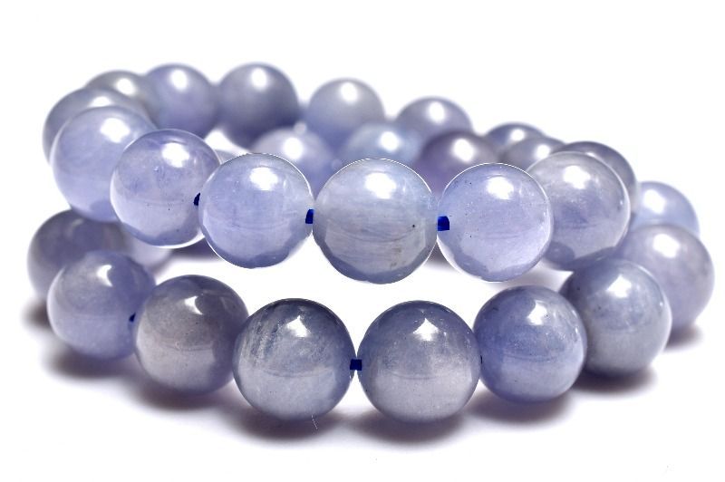 1点物】多色性の結晶美！ タンザナイト 6.5mm ブレスレット