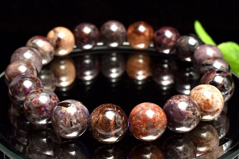 １点物 癒やしの石 ブラウン スギライト 杉石 10 5 mm ブレスレット パワーストーン 天然石 _MC 964