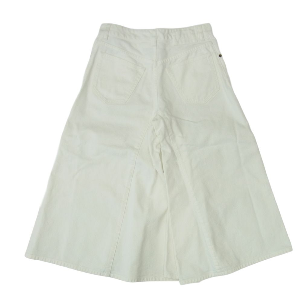 MAISON MARGIELA メゾンマルジェラ S52LA0127 MM6 フ ー クロップド ジーンズ デニム パンツ ホワイト系 38 上