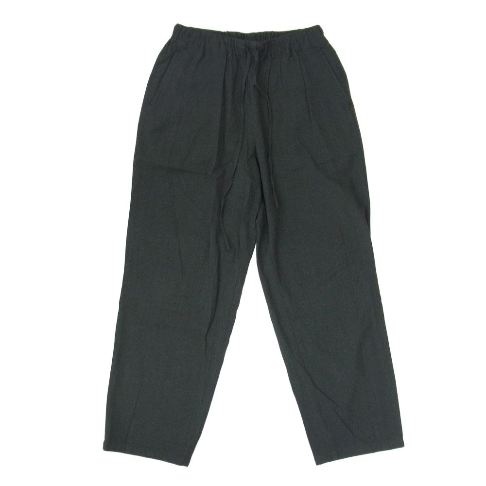 marka マーカ M22C-02PT01C COCOON FIT EASY PANTS WOOL SILK STRIPE イージー ストライプ ウールパンツ ダークグレー系 2