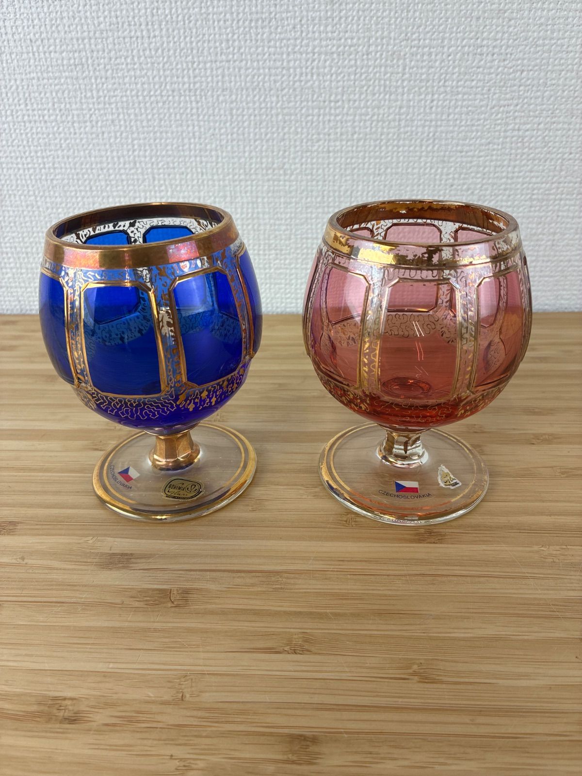 ヴェネツィアン グラス ムラーノ グラス のブランデーグラス1セット