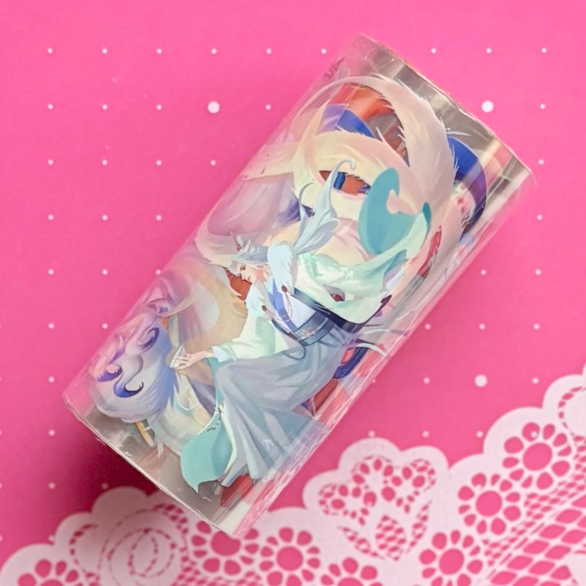 PET 青丘狐 8cm×5m 100cm/loop 海外マスキングテープ 海外マステ