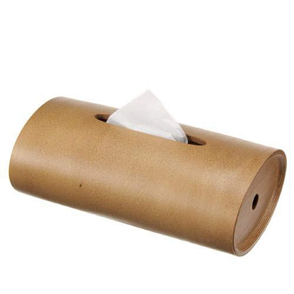 ブナコ BUNACO ティッシュボックス SWING(キャラメルブラウン）