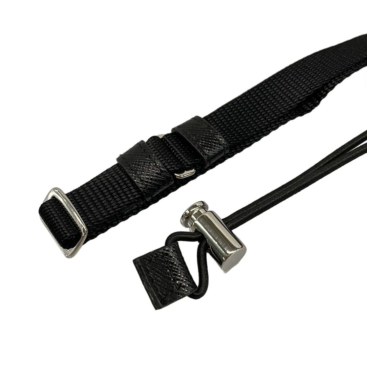 ライトグレー×黒 スマホショルダー