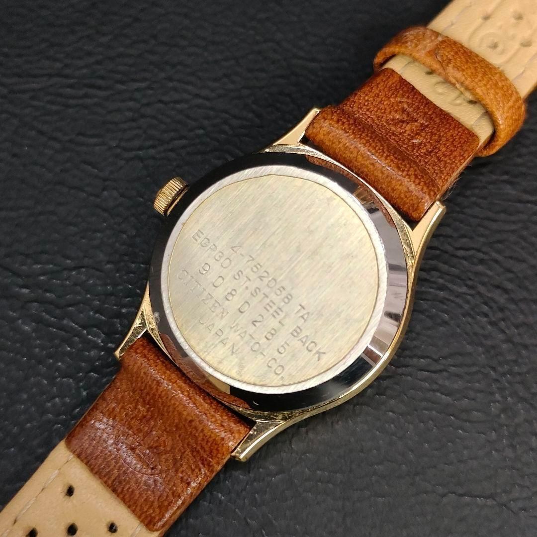 759-21 極美品 CITIZEN シチズン EXCEED エクシード ゴールド ブラウン
