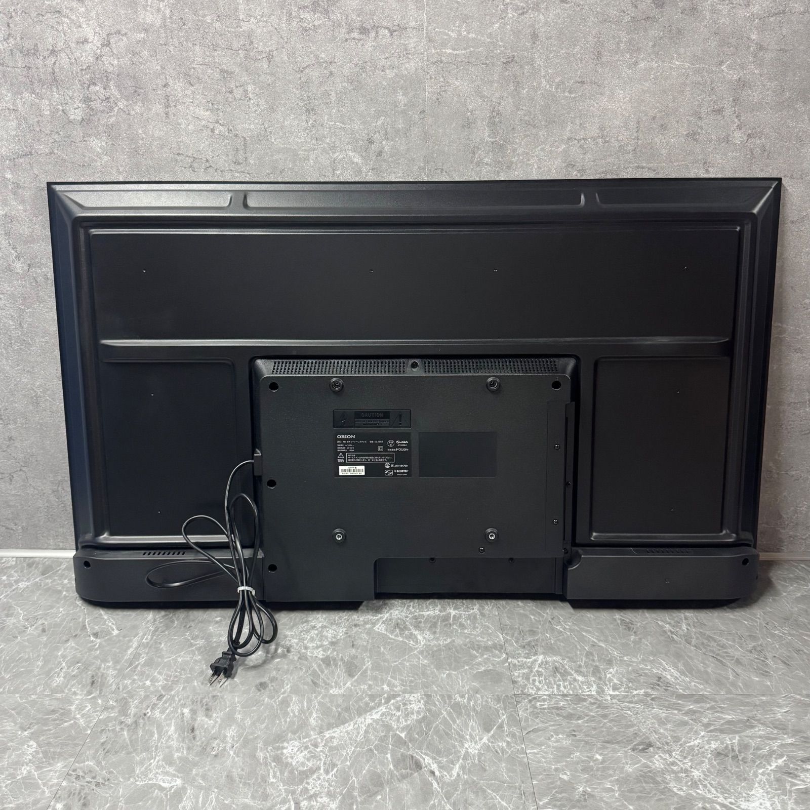 ORION オリオン GL431U 43V型 4K チューナーレス Google TV搭載