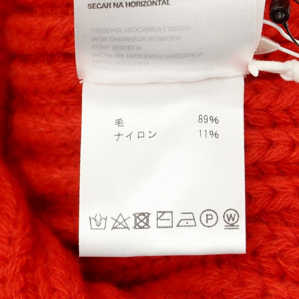  フィービー ファイロ PHOEBE PHILO ローゲージ カシミヤナイロン クルーネック プルオーバーニット レッド サイズS レディース 長袖 ニット セーター