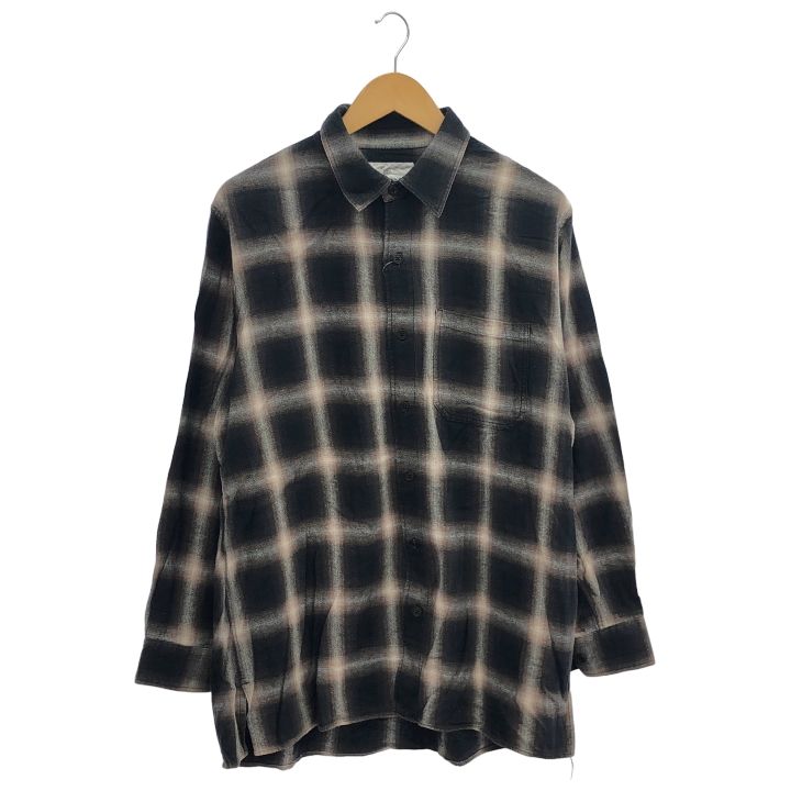 UNFOLLOW アンフォロー 24050684000130 FOLL フォル washed check box shirt メンズ ブラウン 2