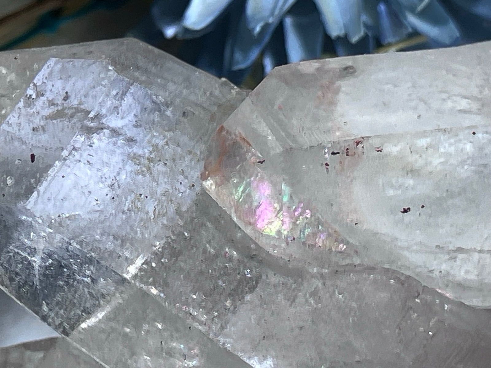 タビュラー レインボー ピンク レムリアンシードクリスタル 原石