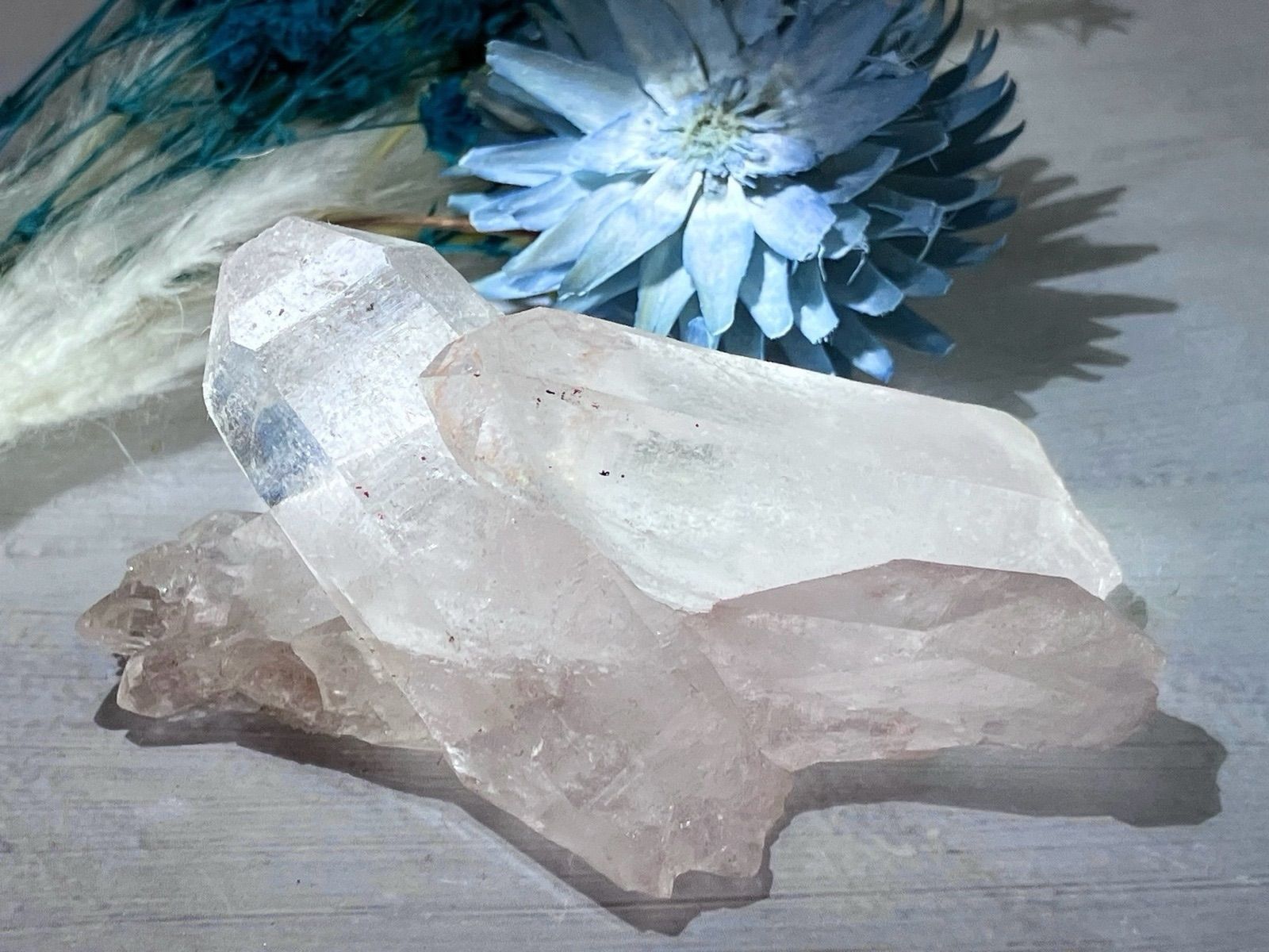 タビュラー レインボー ピンク レムリアンシードクリスタル 原石 クラスター