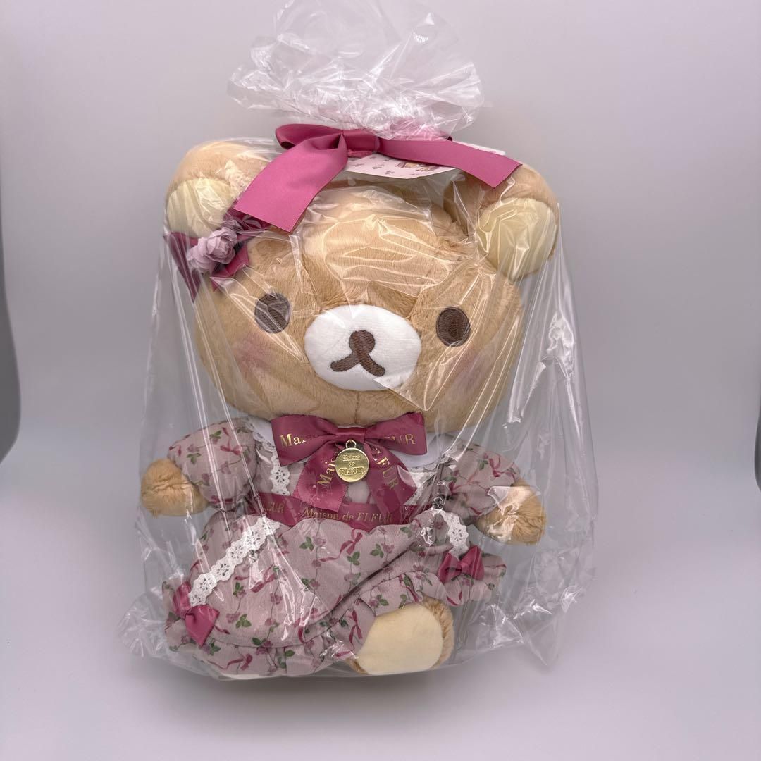 即 リラックマ × メゾンドフルール 20周年 ぬいぐるみ Maison de FLEUR