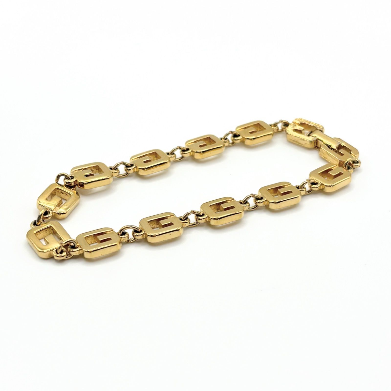 GIVENCHY ジバンシィ ゴールド ロゴ ブレスレット GP ジバンシー メンズ レディース ユニセックス