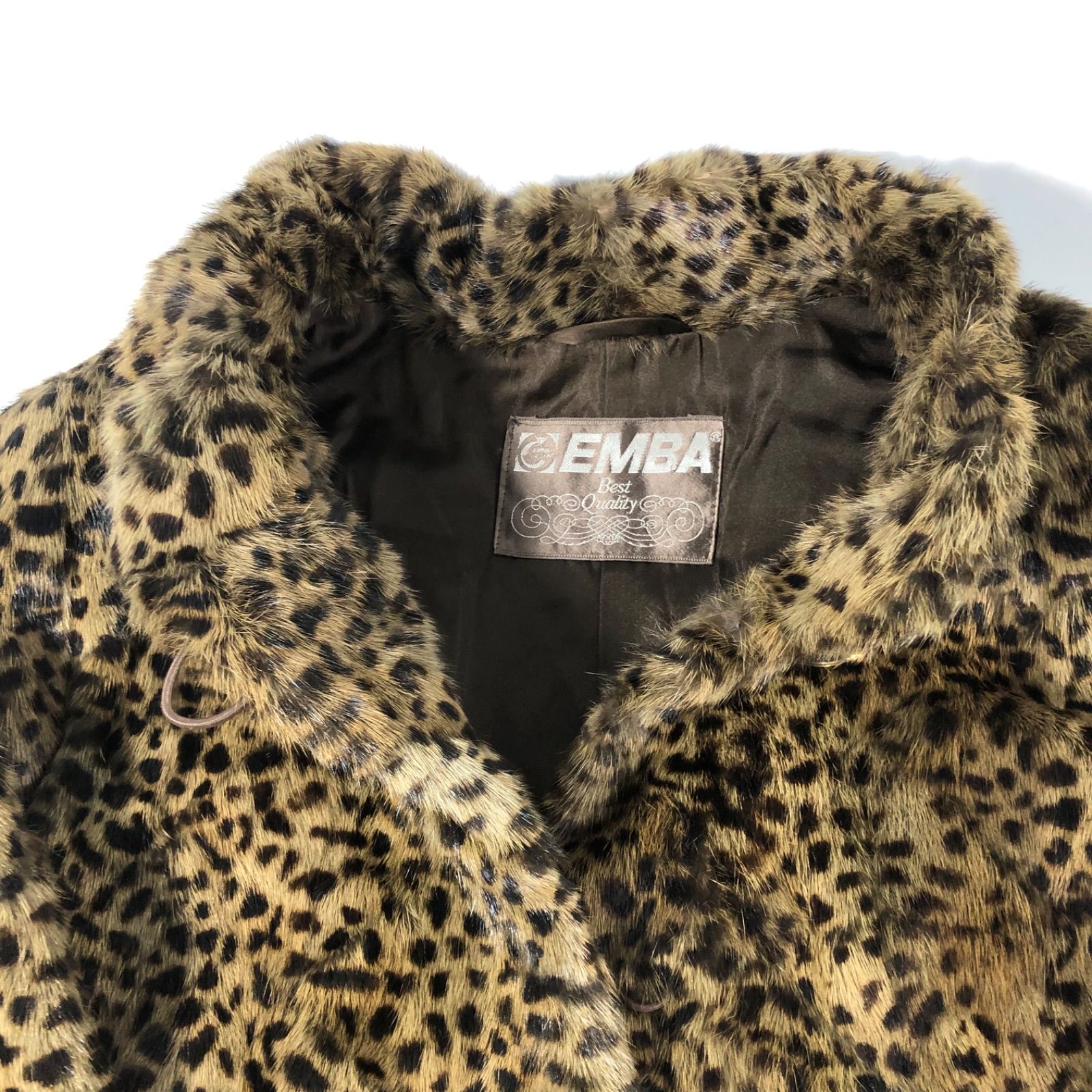 A1114-2-5 ENBA エンバ ウィーゼル レオパード ヒョウ柄 レディース