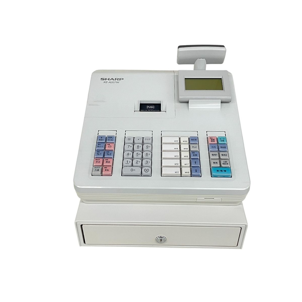 SHARP シャープ XE-A207W ホワイト 電子レジスタ キャッシャー K10424125
