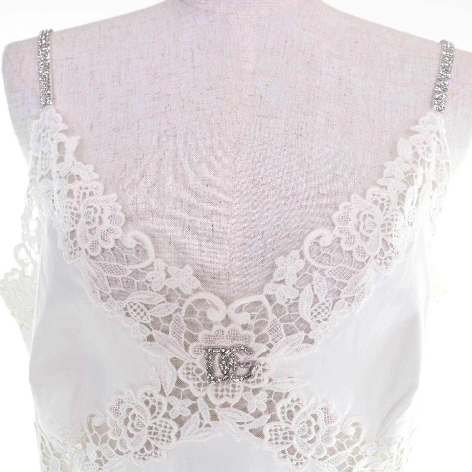 極美品☆DOLCE&GABBANA ドルチェ＆ガッバーナ コットン カットワーク