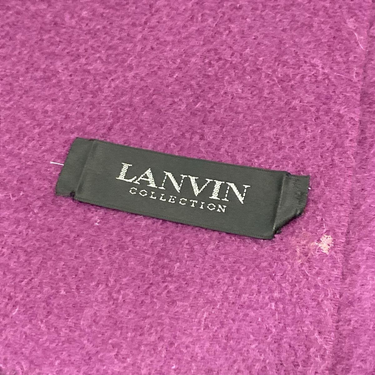 LANVIN COLLECTION ランバン ストール ショール - パープル カシミヤ