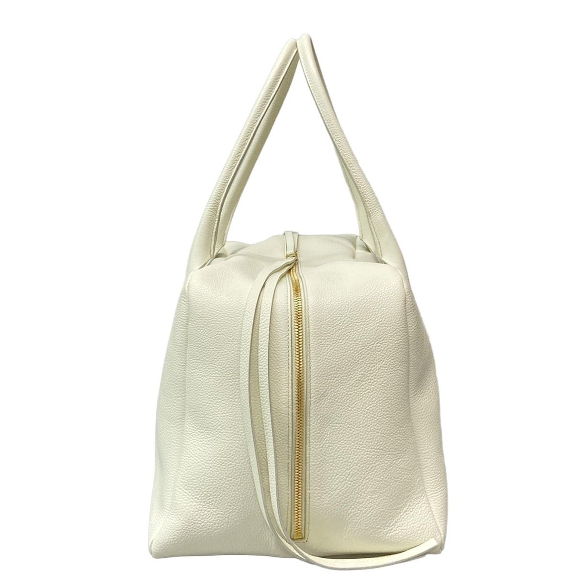 FRENZLAUER フレンツラウアー ボストンバッグ - 白 本体ロックなし レザー