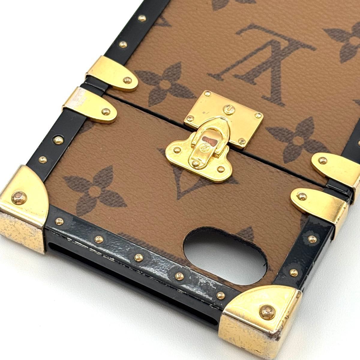 ルイヴィトン iPhone 7／8／SE アイトランク スマホケース 1046 - メルカリ