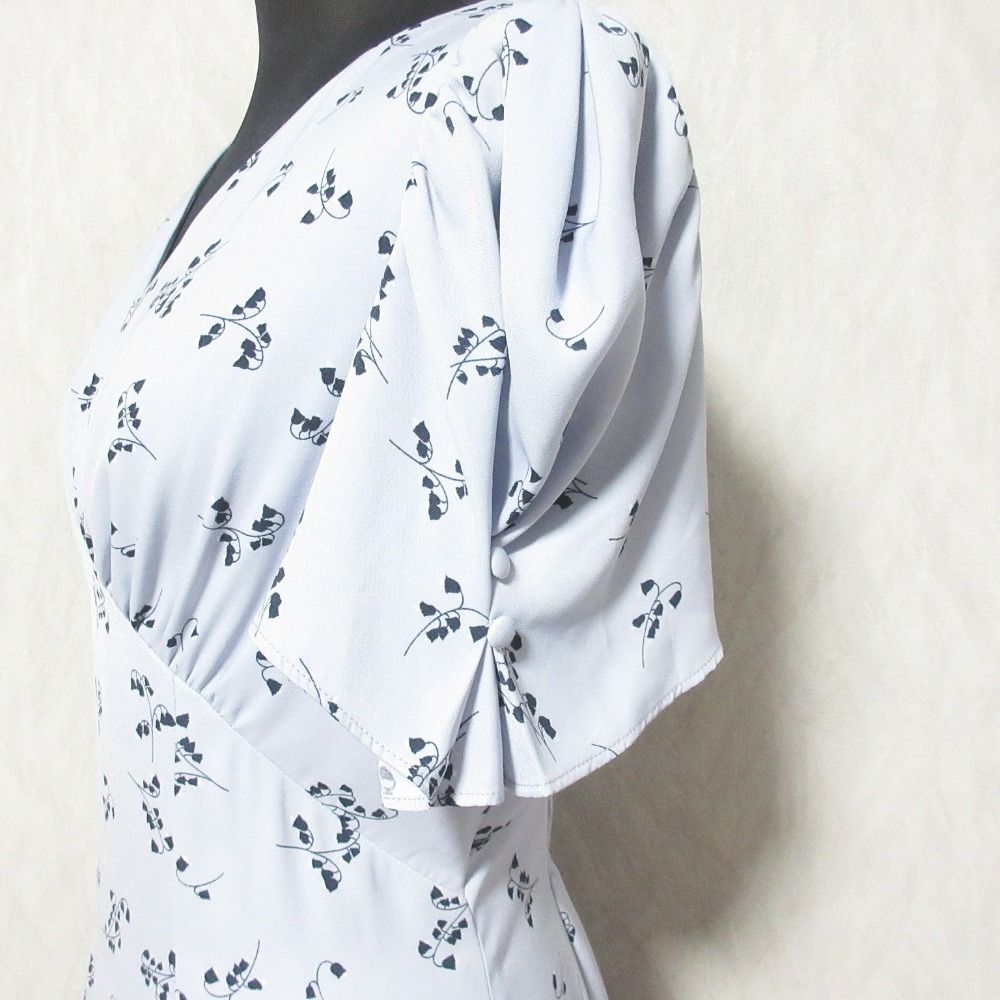 美品 Herlipto ハーリップトゥ Muguet-Printed Mermaid Dress