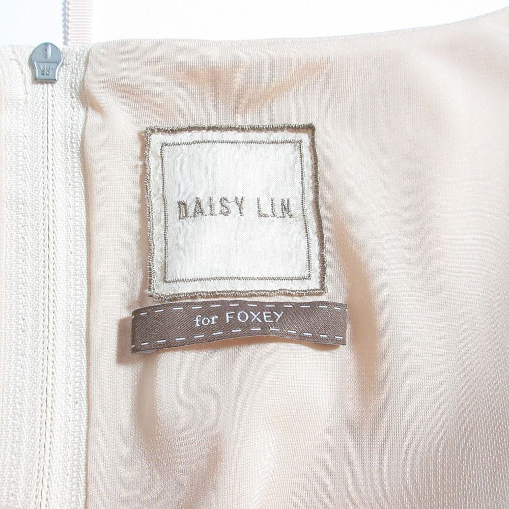 デイジーリンDaisy Linフォクシー　38 ベージュ ティアードワンピース デイジーリンforフォクシー ワンピース DAISY TRAVEL | 中古ブランド品