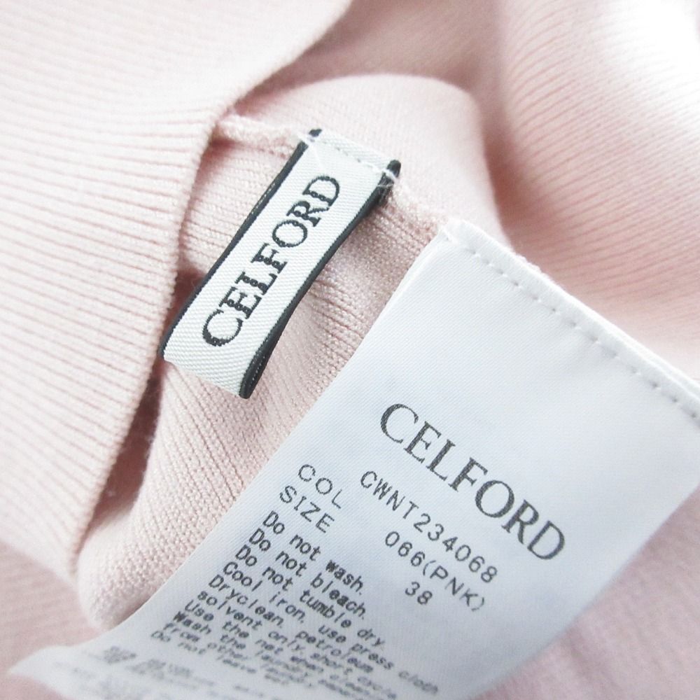 良品 23AW CELFORD セルフォード ショートファースリーブ ニットプル