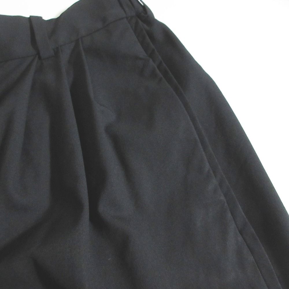 2025年新作。 23SS TOMORROWLAND .B トゥモローランドビー ウォッシャブルウール 3タックワイドパンツ 48-04-31-04012 34 ブラック レディース 古着 正直うれしいお手頃価格。