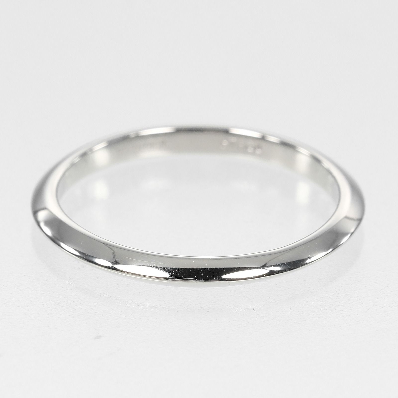 TIFFANY&Co.】ティファニー ナイフエッジ Pt950プラチナ 10.5号